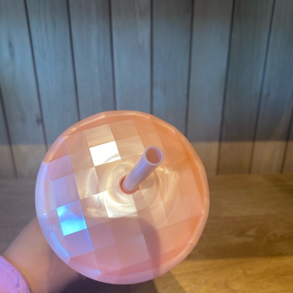Starbucks Dome Tumbler Cold Cup Peachy Pink Salmon - Picture 3 of 4